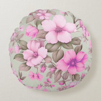 Almofada Redonda Elegant Aesthetic Throw Pillow - Decorative Accent