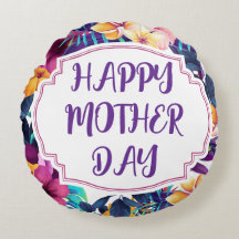 Elegante Floral Feliz Dia das Mães Personalizado N