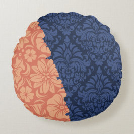 Almofada Redonda Elementos Ornamentais de luxo