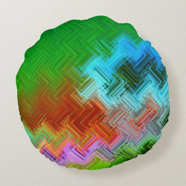 ALMOFADA REDONDA ELÉTRONS DE VIBRAÇÃO (Verso)