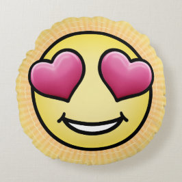 Almofada Redonda Emoji Love