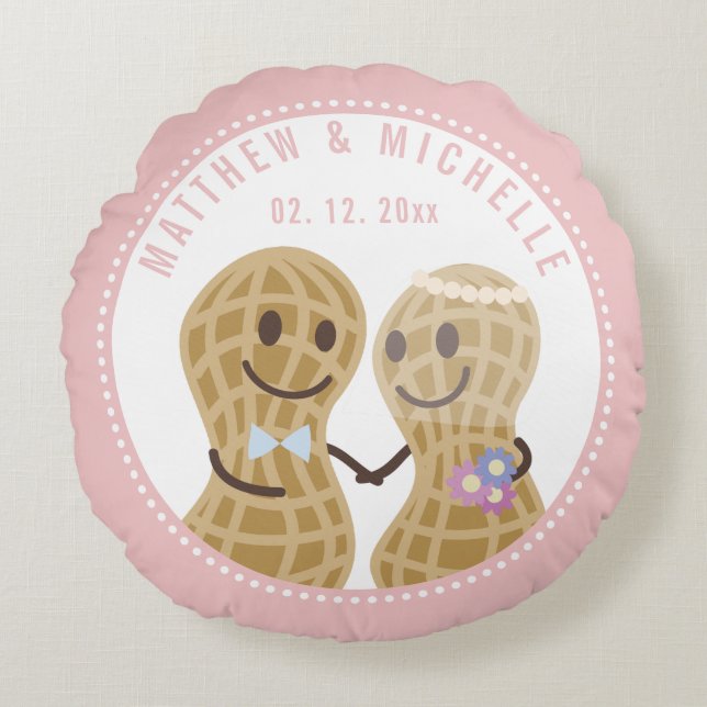 Almofada Redonda Engraçado, sou Loucos do seu feliz aniversário de  (Frente)