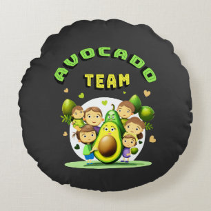 Almofada Redonda Equipe Avocado