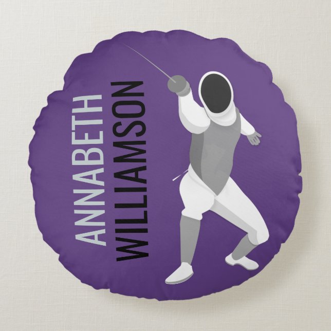 Almofada Redonda Esgrima (Frente)