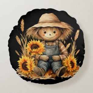 Almofada Redonda Espantalho