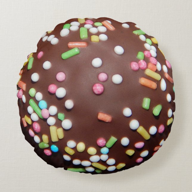 Almofada Redonda Especiaria de chocolate (Frente)