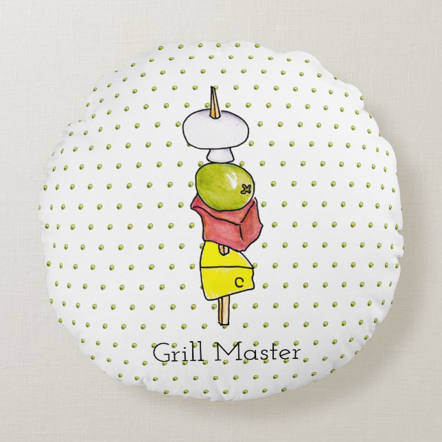 Almofada Redonda Espeto (Frente)