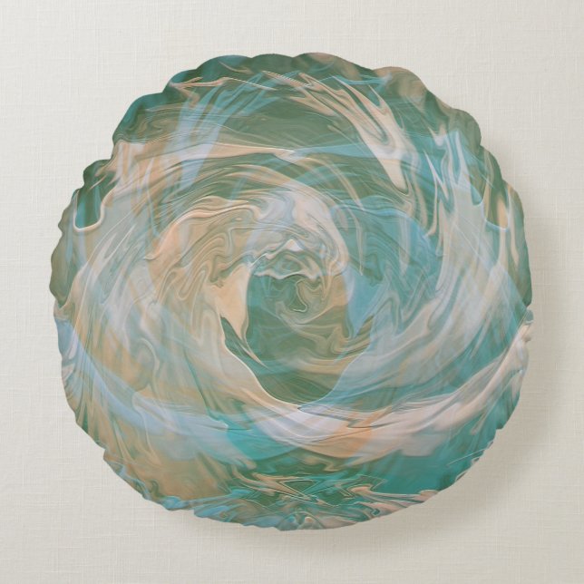 Almofada Redonda Espíritos do Mar...... (Frente)