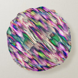 Almofada Redonda Estalagmite ou rocha com coloração esbranquiçada