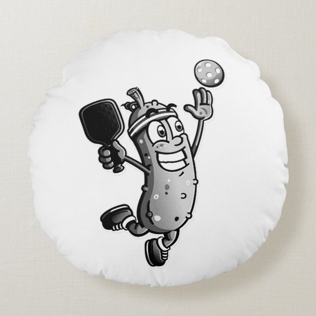 Almofada Redonda Estrela de Pickleball (Frente)