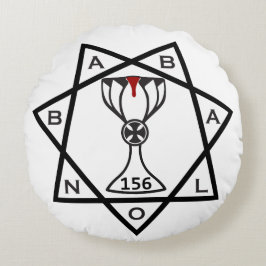 Almofada Redonda Estrela do Travesseiro Babalon