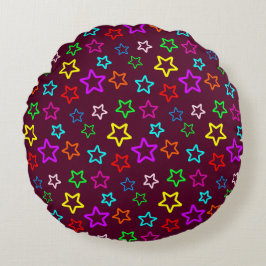 ALMOFADA REDONDA ESTRELAS