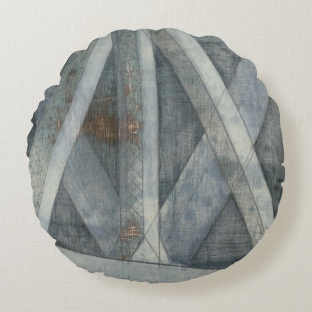 Almofada Redonda Estrutura industrial | Ponte (Frente)