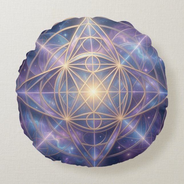 Almofada Redonda Ethereal Vision – Beyond Reality24 (Frente)