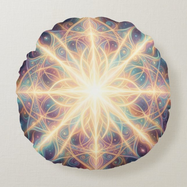 Almofada Redonda Ethereal Vision – Beyond Reality55 (Frente)