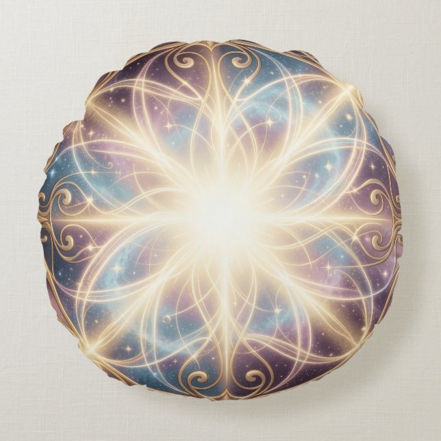 Almofada Redonda Ethereal Vision – Beyond Reality.102 (Frente)
