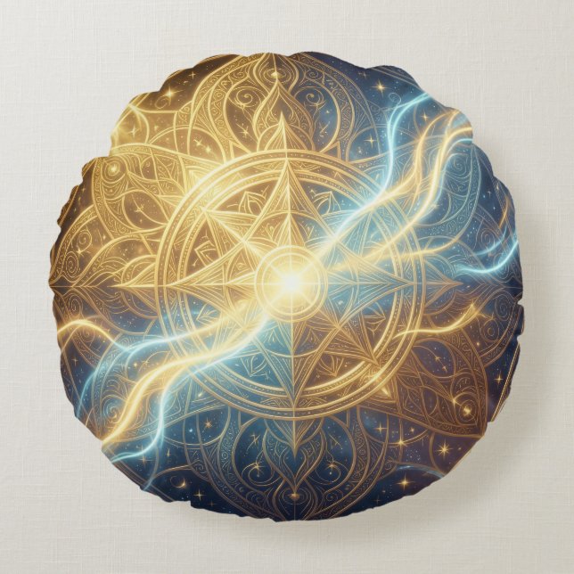 Almofada Redonda Ethereal Vision – Beyond Reality.79 (Frente)