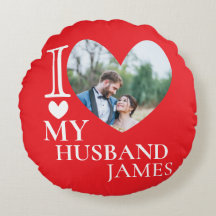 Eu Amo Meu Marido Foto Personalizada Coração