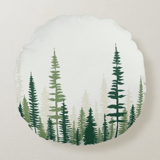 Almofada Redonda Evergreen Charm (Frente)