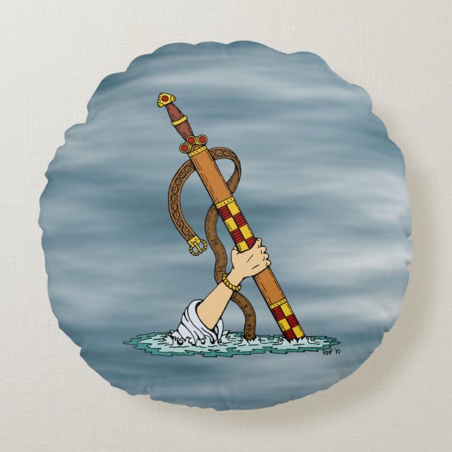 Almofada Redonda Excalibur (Frente)