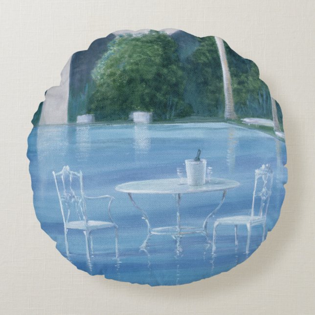 Almofada Redonda Extremidade rasa (Frente)