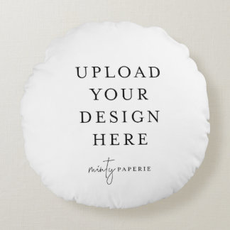 Almofada Redonda Faça você mesmo 16"