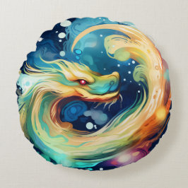 Almofada Redonda Fantasy Dragon Dream Animal 12