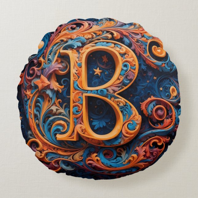 Almofada Redonda Farinhas Celestiais (Frente)