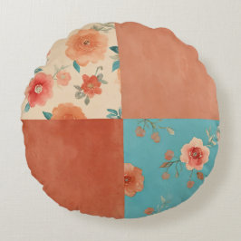 Almofada Redonda Farmhouse Floral