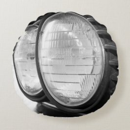 Almofada Redonda Faróis Vintage BMW