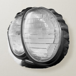 Almofada Redonda Faróis Vintage BMW