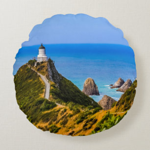 Almofada Redonda Farol Nugget Point, Nova Zelândia