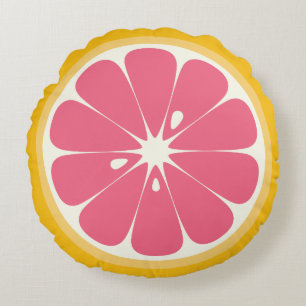 Almofada Redonda Fatia de Toranja