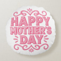 Feliz Dia das Mães Rosa Vintage