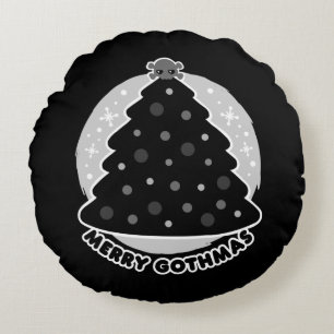 Almofada Redonda Feliz Gothmas