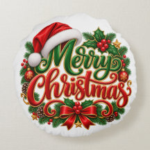 Feliz Natal Arte de Presente de Férias Holly Pine