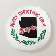 Feliz Natal Da Arizona Vermelha Verde