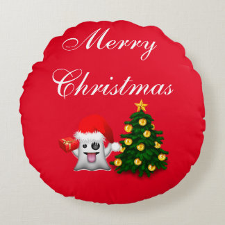 Almofada Redonda Feliz Navidad- Merry Christmas