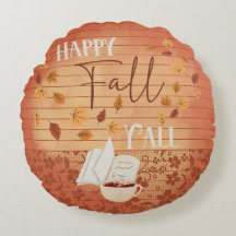 Feliz outono, vocês todos com folhas de café e out