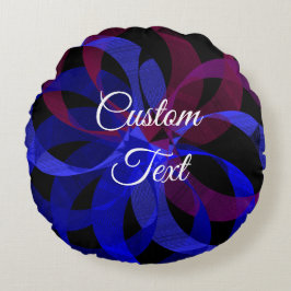 Almofada Redonda Figura 8 Travesseiro redondo geométrico