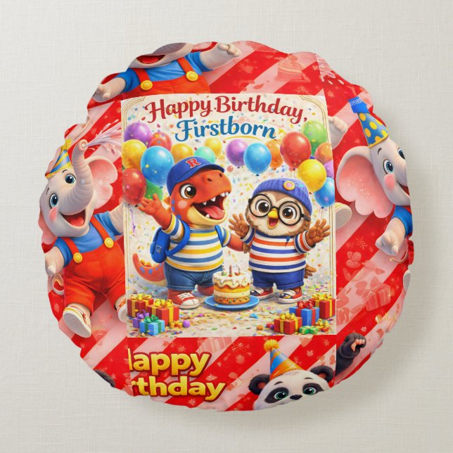 Almofada Redonda First round character cushion de (Frente)