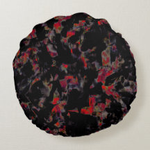 Flashy vermelho borrão na base da rocha das cinzas