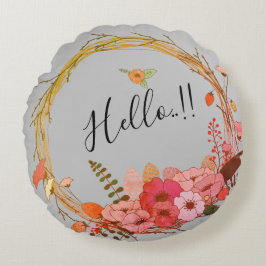 Almofada Redonda Flor