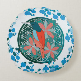 Almofada Redonda Flor da vida