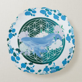 Almofada Redonda Flor da vida