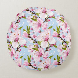 Almofada Redonda    Flor de Cerejeira