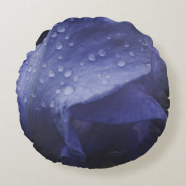 Almofada Redonda Flor Rosa púrpura