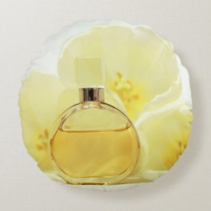 Almofada Redonda Flores Amarelas Perfume e Suaves
