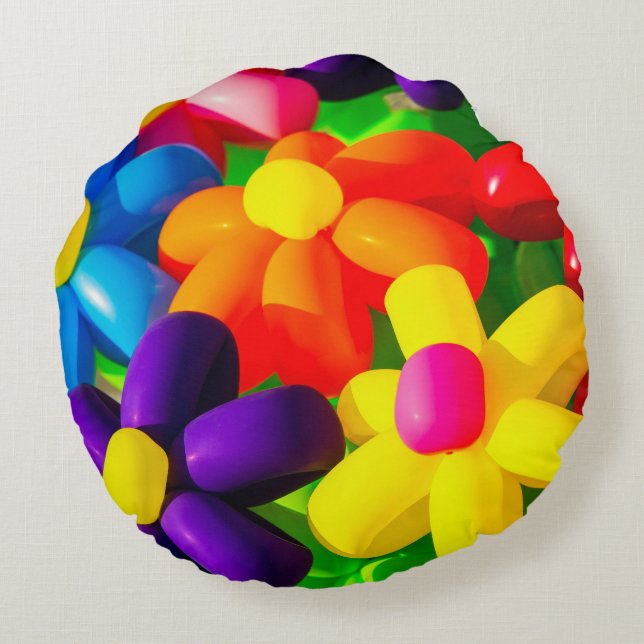 Almofada Redonda Flores de Toy Balloon (Verso)