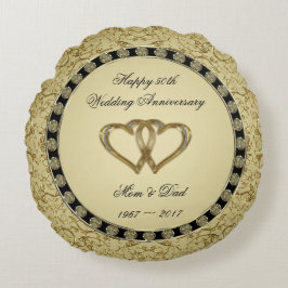 Almofada Redonda Florescer Travesseiro de Lançamento de Aniversário